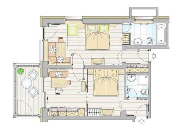 Apartments Chalet Ciufdlton كولفوسكو الغرفة الصورة